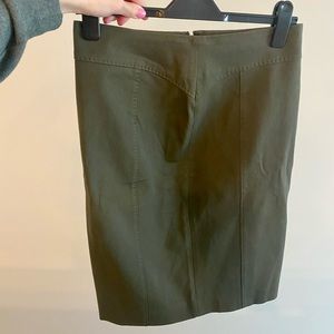Banana Republic Olive pencil skirt